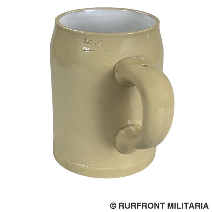 Duitse wo1 bierpul bayerische Armee fernsprechabteilung 121 Weihnacht 1917