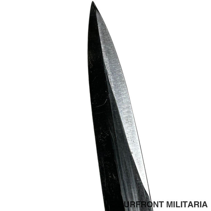Duitse Wo1 Grabendolch/Trench Knife Zwarte Uitvoering Voor Officieren In Mint Conditie!