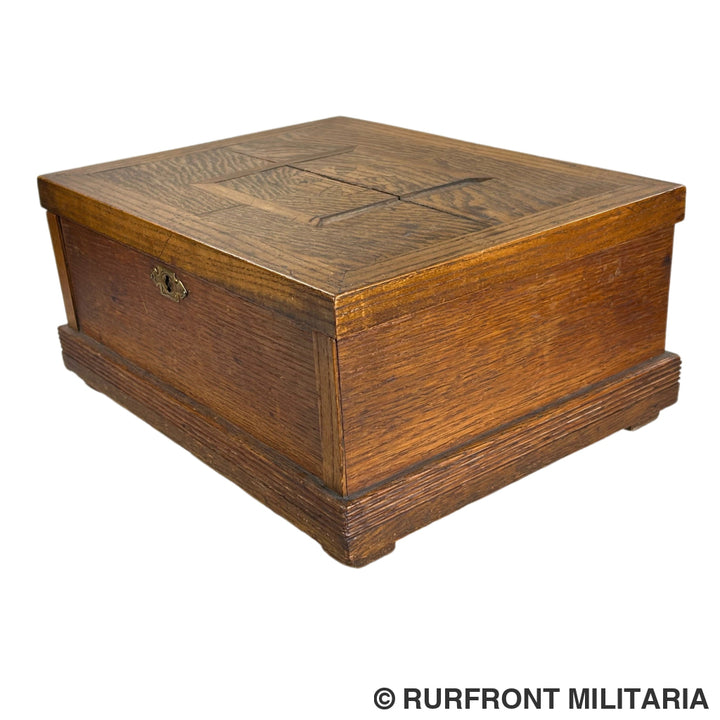 Duitse wo1 houten schmuck herinnerings kist