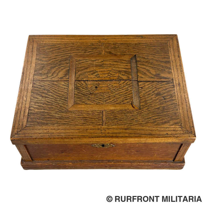 Duitse wo1 houten schmuck herinnerings kist