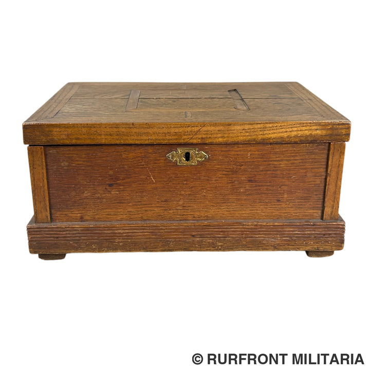 Duitse wo1 houten schmuck herinnerings kist