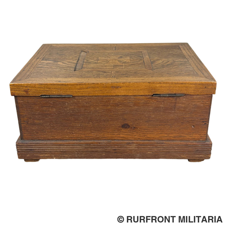 Duitse wo1 houten schmuck herinnerings kist
