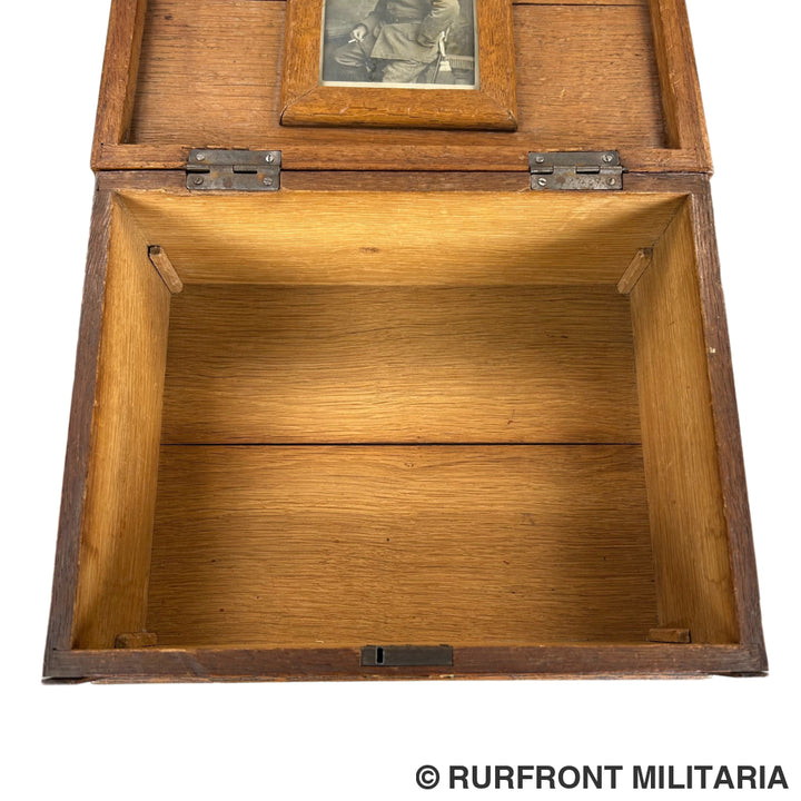 Duitse wo1 houten schmuck herinnerings kist