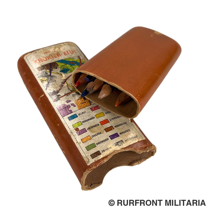 Duitse wo1 Krokier Etui Johann Faber no. 3144