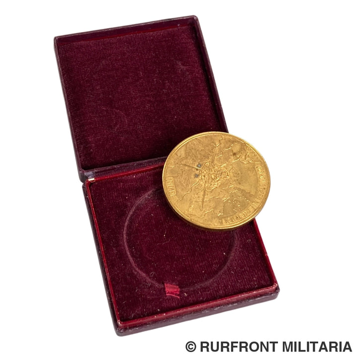 Duitse Wo1 Medaille Der König Rief Und Alle Kamen 1914/15