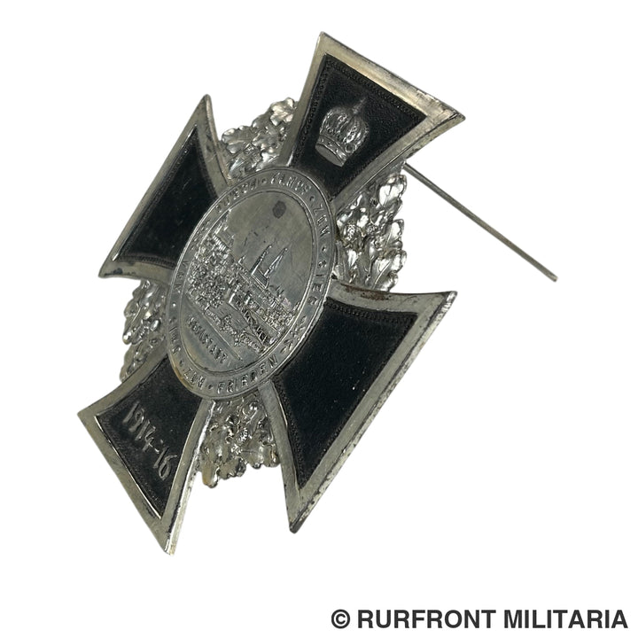 Duitse wo1 plaquette Durch Kampf zum Sieg Ingolstadt 1914-16