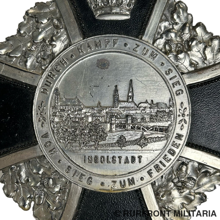 Duitse wo1 plaquette Durch Kampf zum Sieg Ingolstadt 1914-16