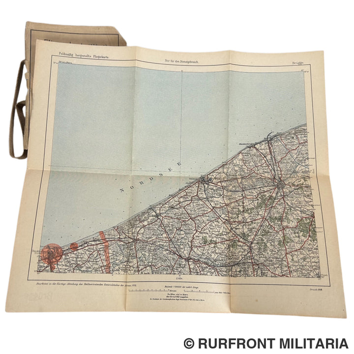 Duitse ww1 kaartenset fliegertruppe