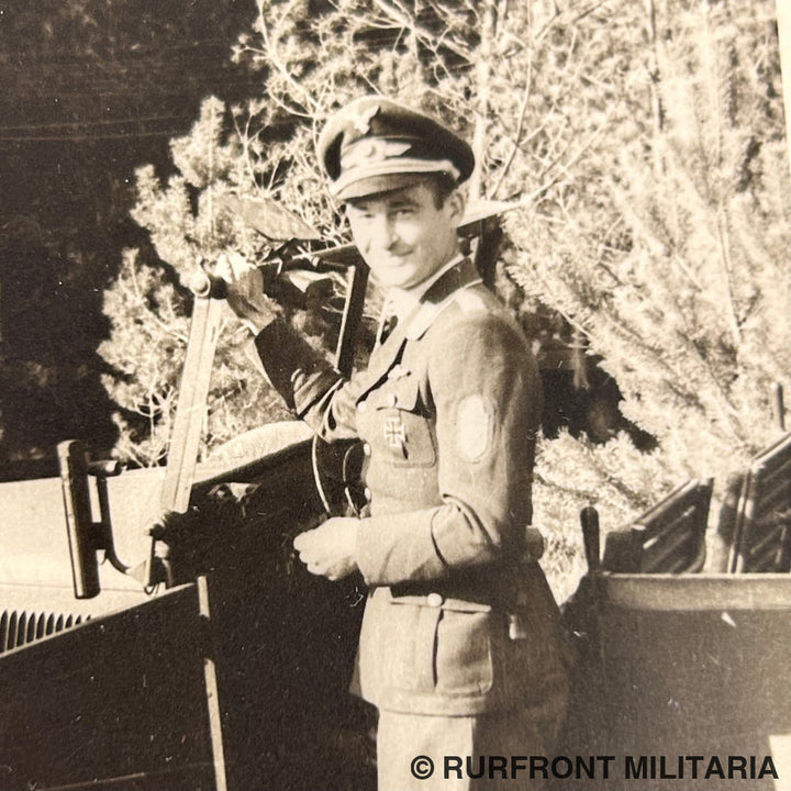 Foto Luftwaffe Major Kurt Kuhlmey Ritterkreuzträger