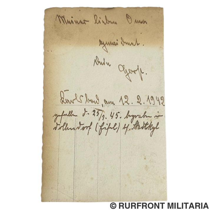 Foto SS Sturmmann leibstandarte Adolf Hitler gesneuveld omgeving Stadtkyll 1945