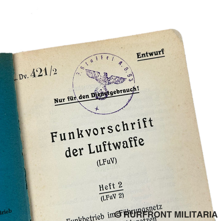 Funkvorschrift Der Luftwaffe Heft 5 Funkbetrieb Im Führungsnetz Und In Den Befehlsnetzen Legion