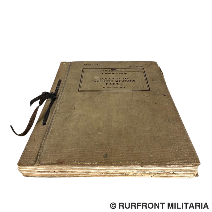 Handbook on Japanese Military forces 1944 op Nederlandse naam