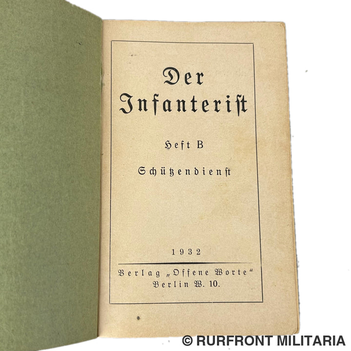Handbuch Der Infanterist 1932