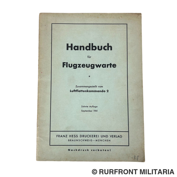Handbuch für Flugzeugwarte 1941