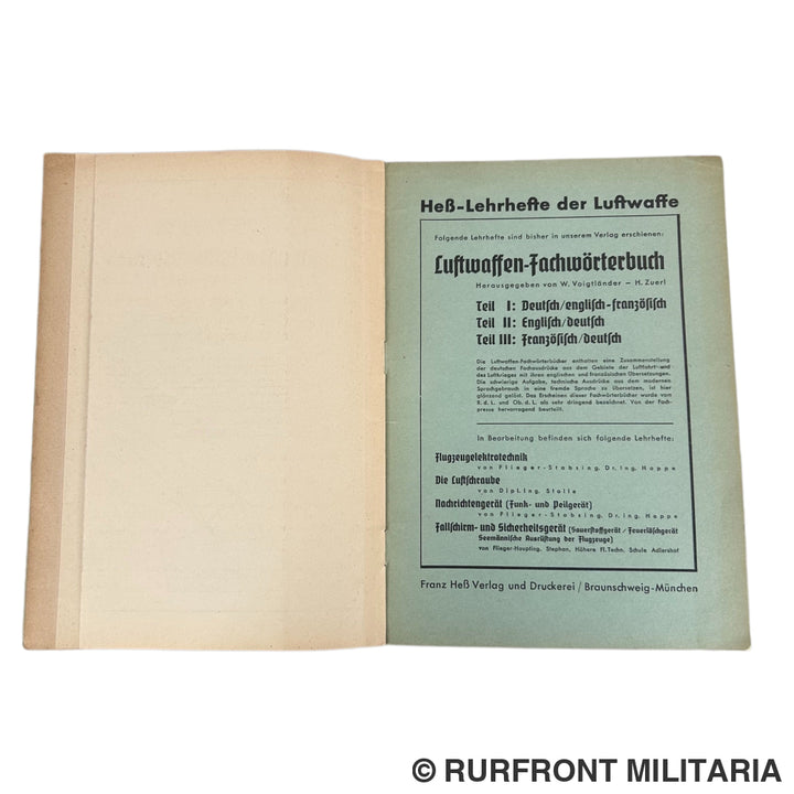 Handbuch für Flugzeugwarte 1941