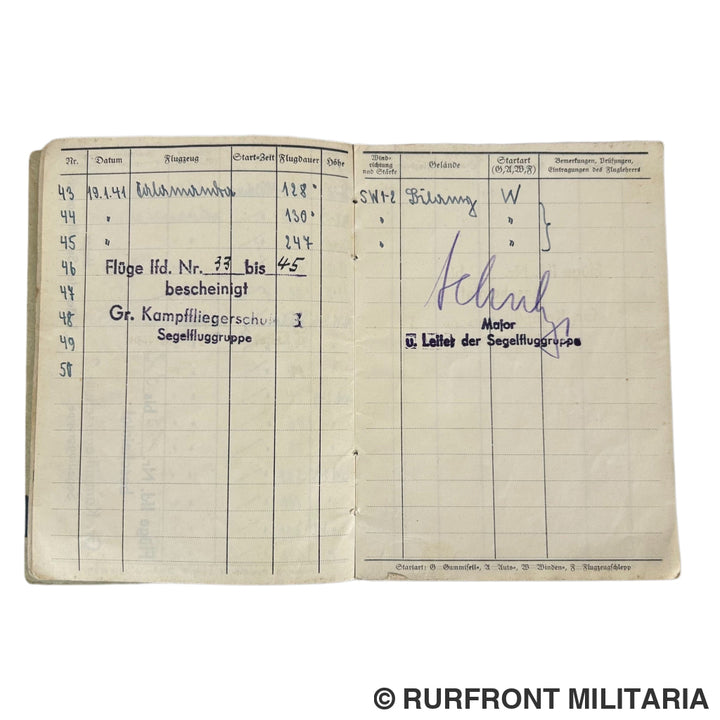 Hj/RAD papierset Albert Weidmann HJ Fliegerschar