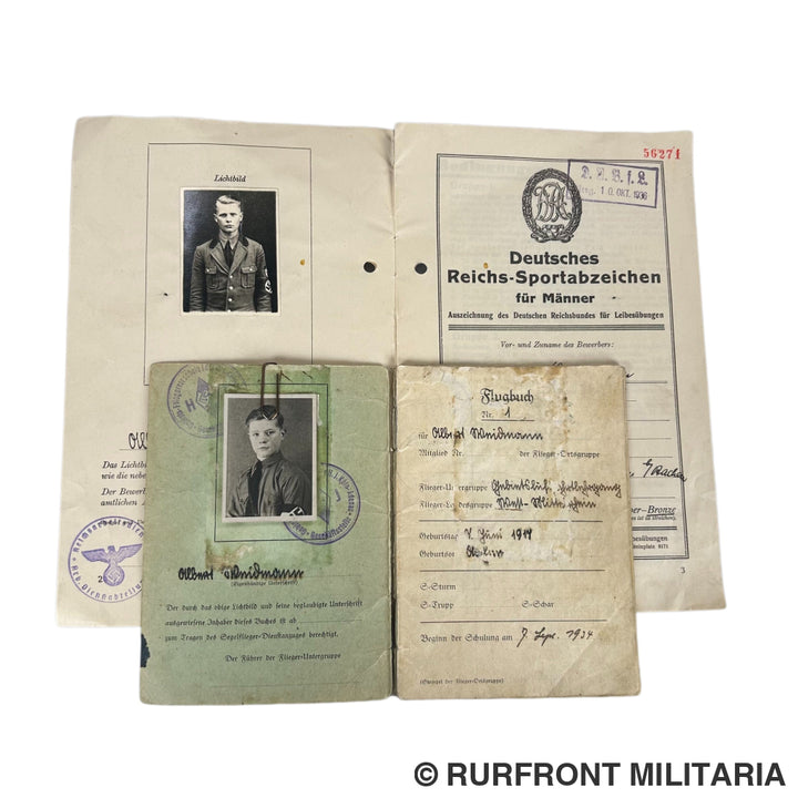 Hj/RAD papierset Albert Weidmann HJ Fliegerschar