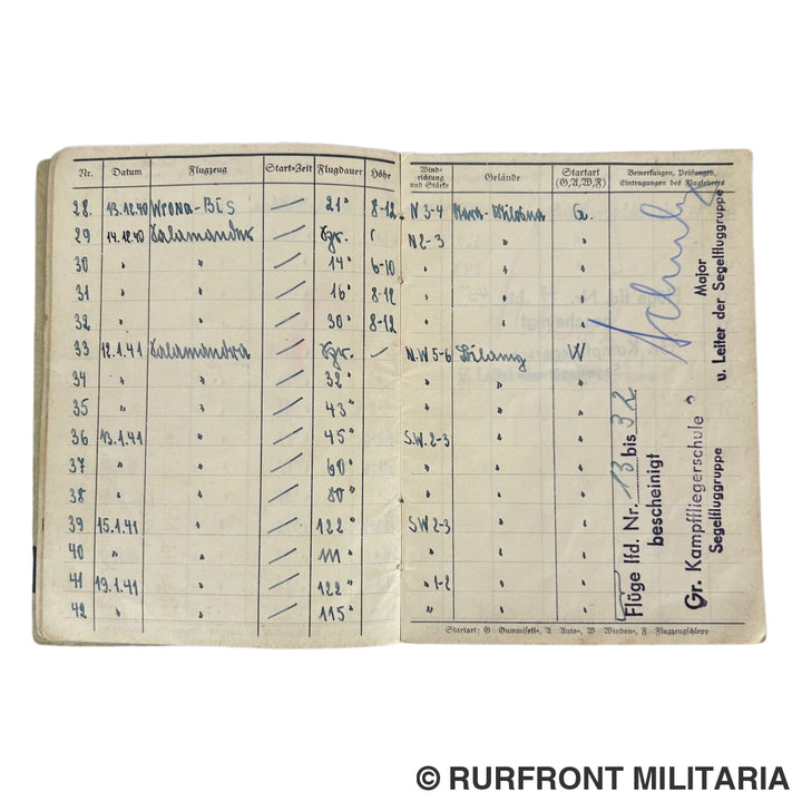 Hj/RAD papierset Albert Weidmann HJ Fliegerschar