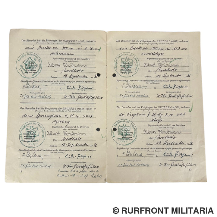 Hj/RAD papierset Albert Weidmann HJ Fliegerschar