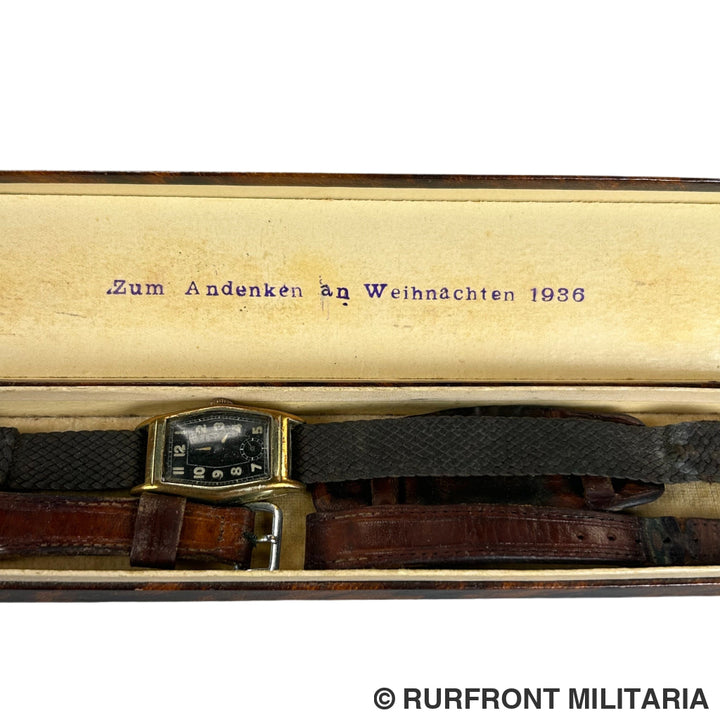 Horloge Kriegsweihnachten 1936 In Etui