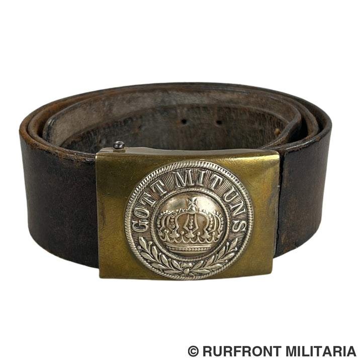 Imperial Wo1 Koppelslot Met Riem Gott Mit Uns.