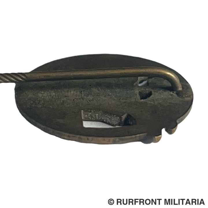 Kriegsmarine Blockadebrecherabzeichen Halbminiatur 26mm - Buntmetall