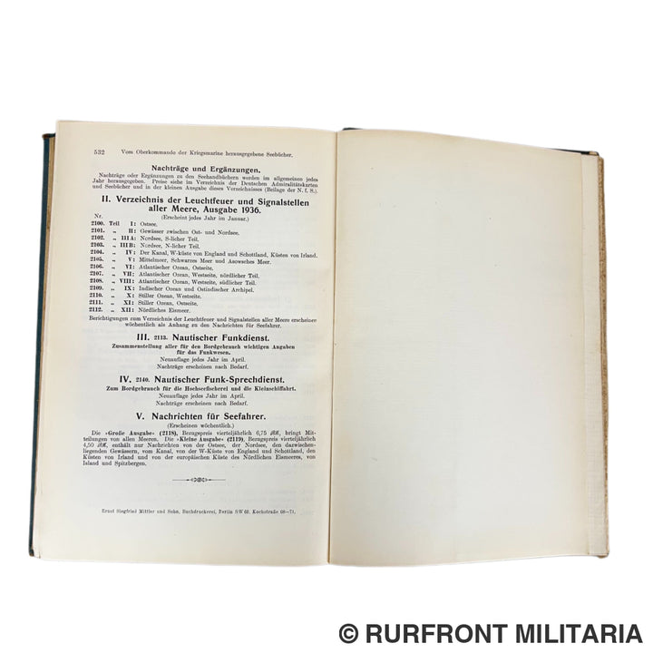 Kriegsmarine Handbuch der Westküste Afrikas 1937