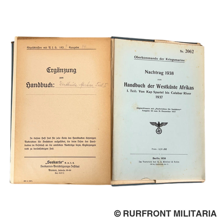 Kriegsmarine Handbuch der Westküste Afrikas 1937