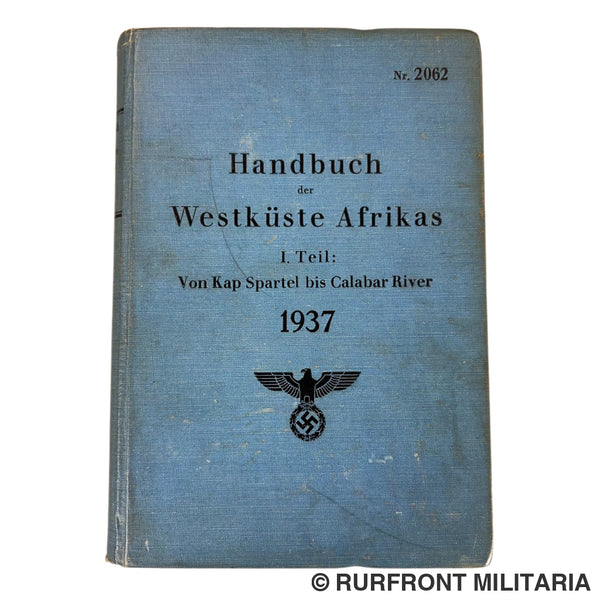 Kriegsmarine Handbuch der Westküste Afrikas 1937