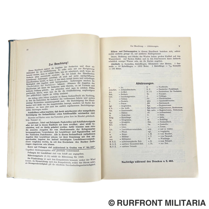 Kriegsmarine Handbuch der Westküste Afrikas 1937
