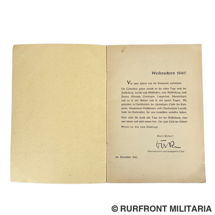Kriegstagebuch 1. Komp. Infanterie-Regiment 166 - Deel I & II (Met Nederlandse historie & Oostfront mutaties)