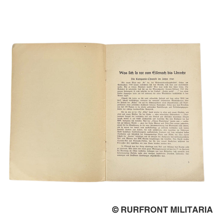 Kriegstagebuch 1. Komp. Infanterie-Regiment 166 - Deel I & II (Met Nederlandse historie & Oostfront mutaties)