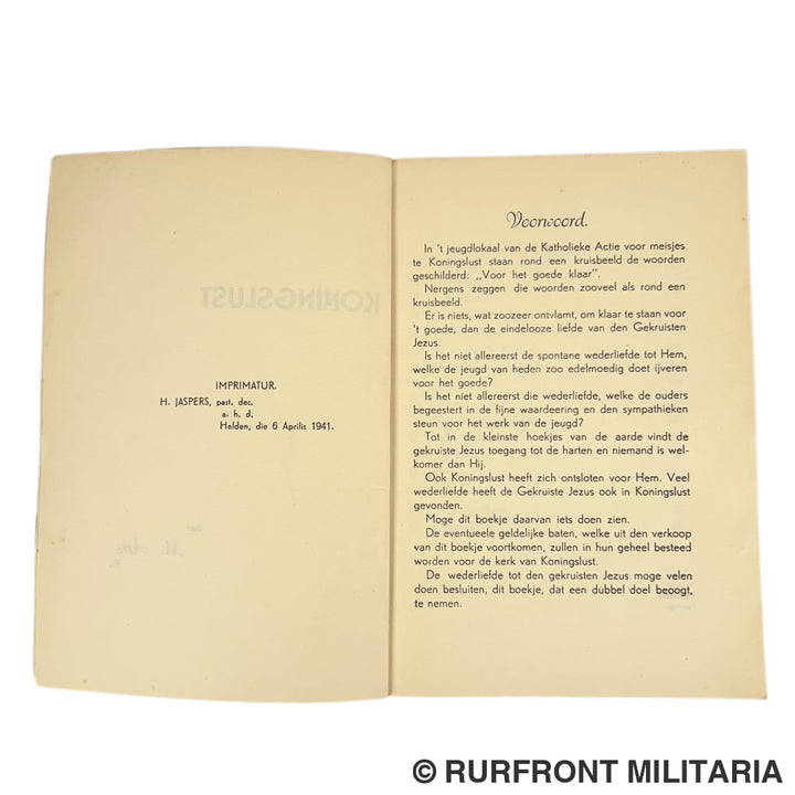 Limburgs streekhistorisch boekje ’Koningslust’ 1941