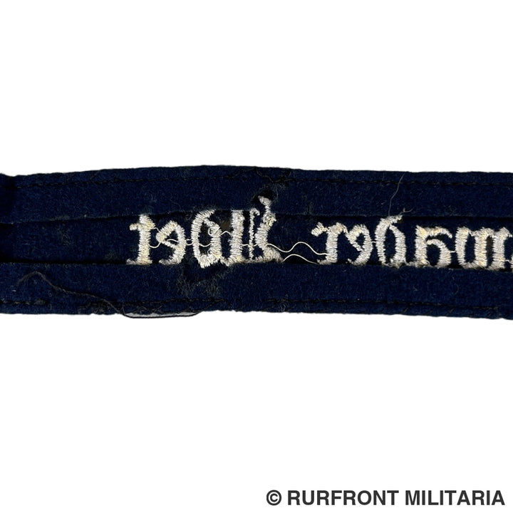 Luftwaffe Ärmelband/Cuff Title Jagdgeschwader Udet