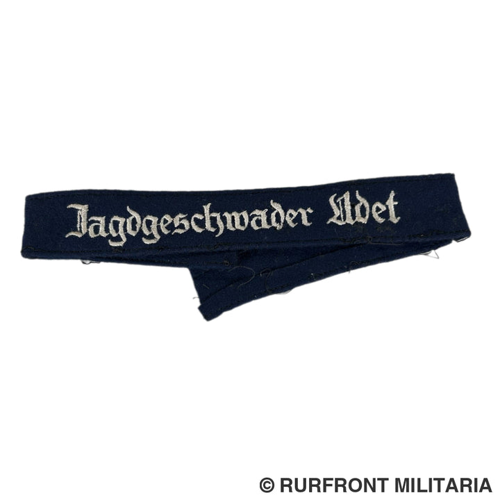 Luftwaffe Ärmelband/Cuff Title Jagdgeschwader Udet