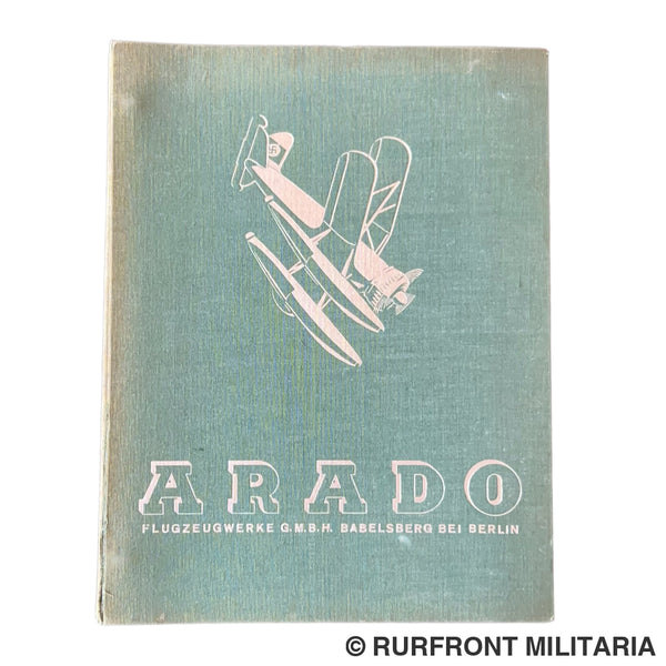 Luftwaffe Arado AR95 presentatieboek 1938 ultra zeldzaam!