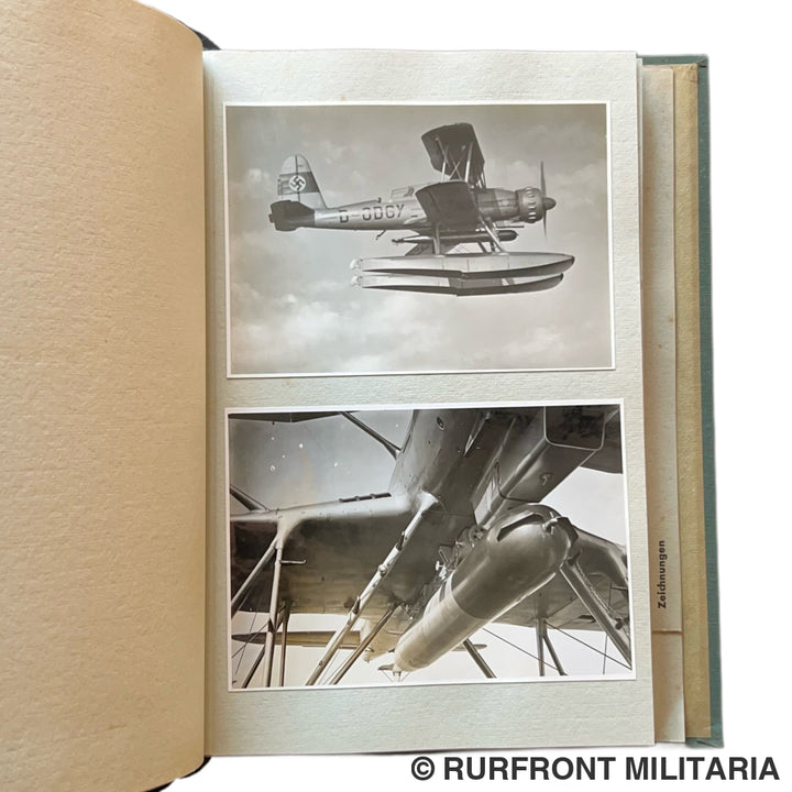 Luftwaffe Arado AR95 presentatieboek 1938 ultra zeldzaam!