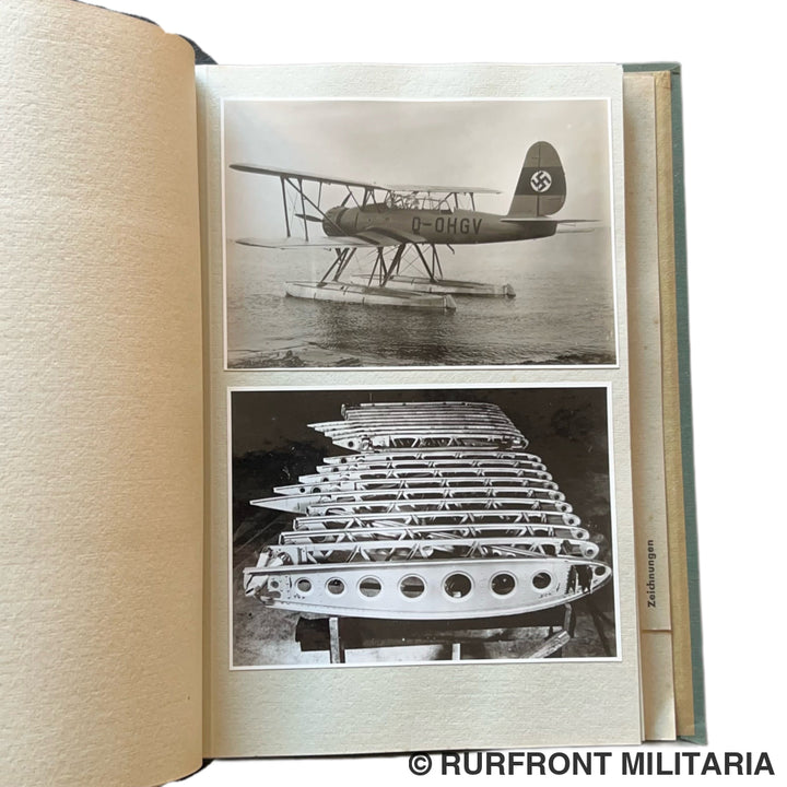 Luftwaffe Arado AR95 presentatieboek 1938 ultra zeldzaam!