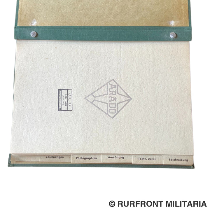 Luftwaffe Arado AR95 presentatieboek 1938 ultra zeldzaam!