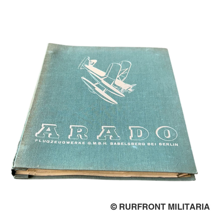 Luftwaffe Arado AR95 presentatieboek 1938 ultra zeldzaam!