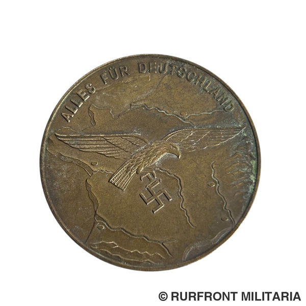 Luftwaffe Medaille Für Treue Dienste Im Bereich Des Feldluftgaukommandos Westfrankreich