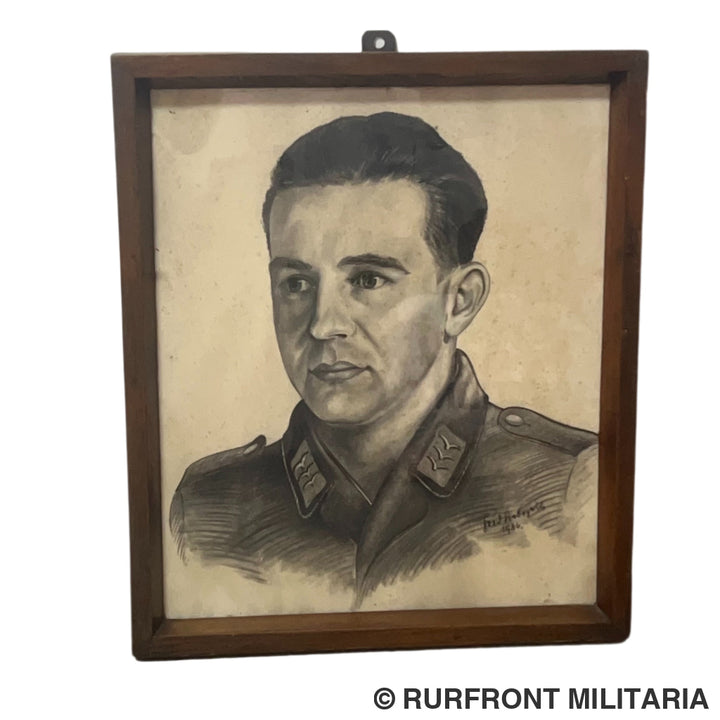 Luftwaffe portret Obergefreiter 1944
