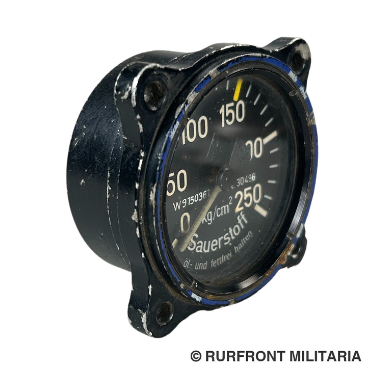 Luftwaffe Sauerstoffdruckmesser FL 30496