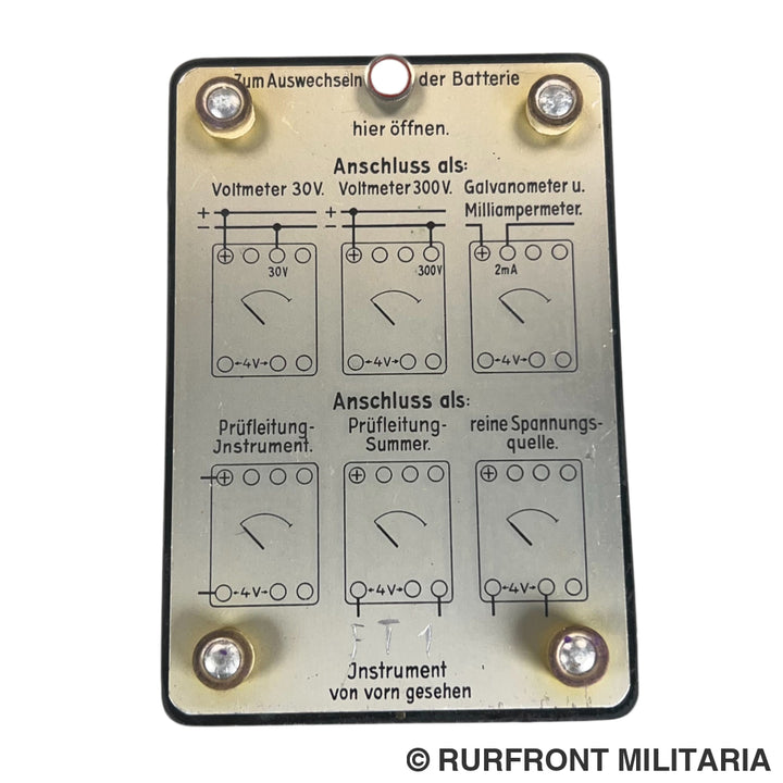 Luftwaffe Strom und spannungsmessgerät PSL2 FL 26763