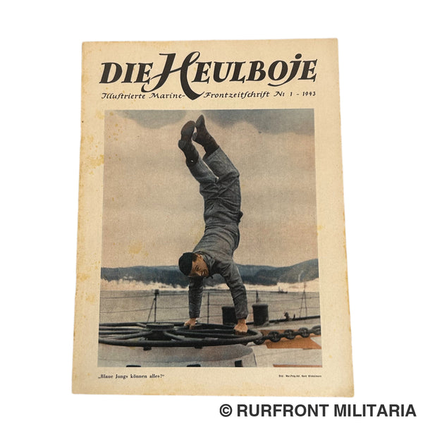 Marine Frontzeitschrift Die Heulboje Nr1 1943