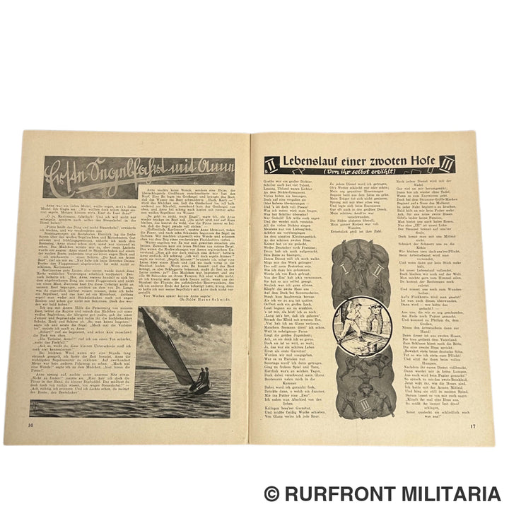 Marine Frontzeitschrift Die Heulboje Nr1 1943