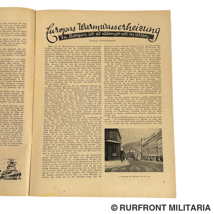 Marine Frontzeitschrift Die Heulboje Nr1 1943