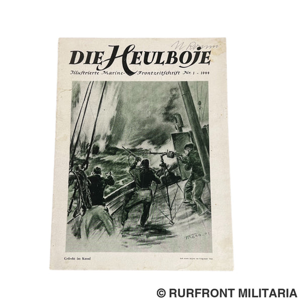 Marine Frontzeitschrift Die Heulboje Nr1 1944