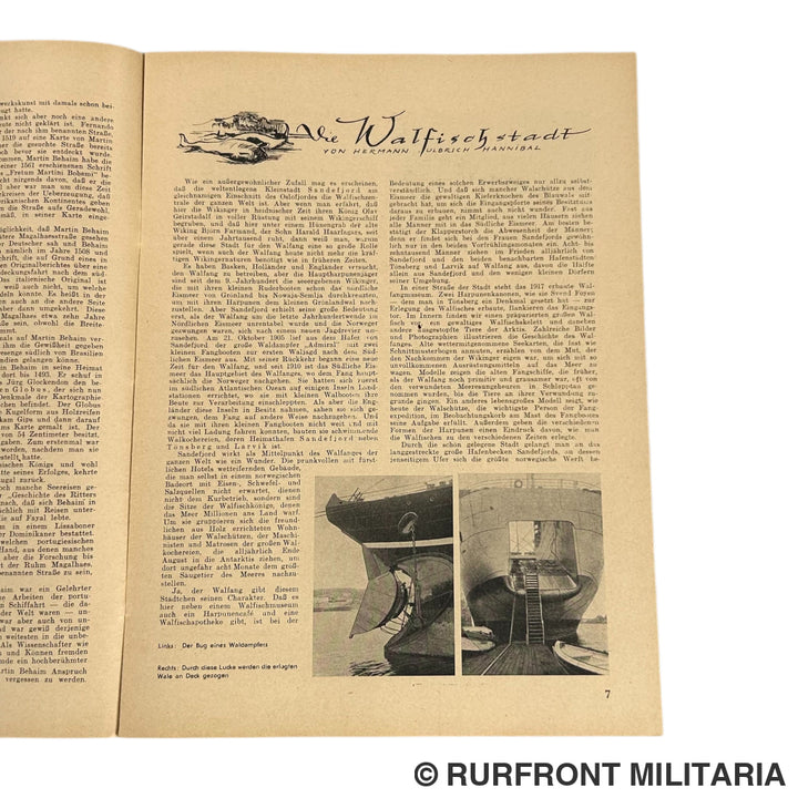 Marine Frontzeitschrift Die Heulboje Nr11 1942