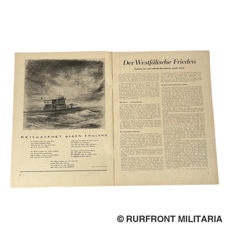Marine Frontzeitschrift Die Heulboje Nr3 1943